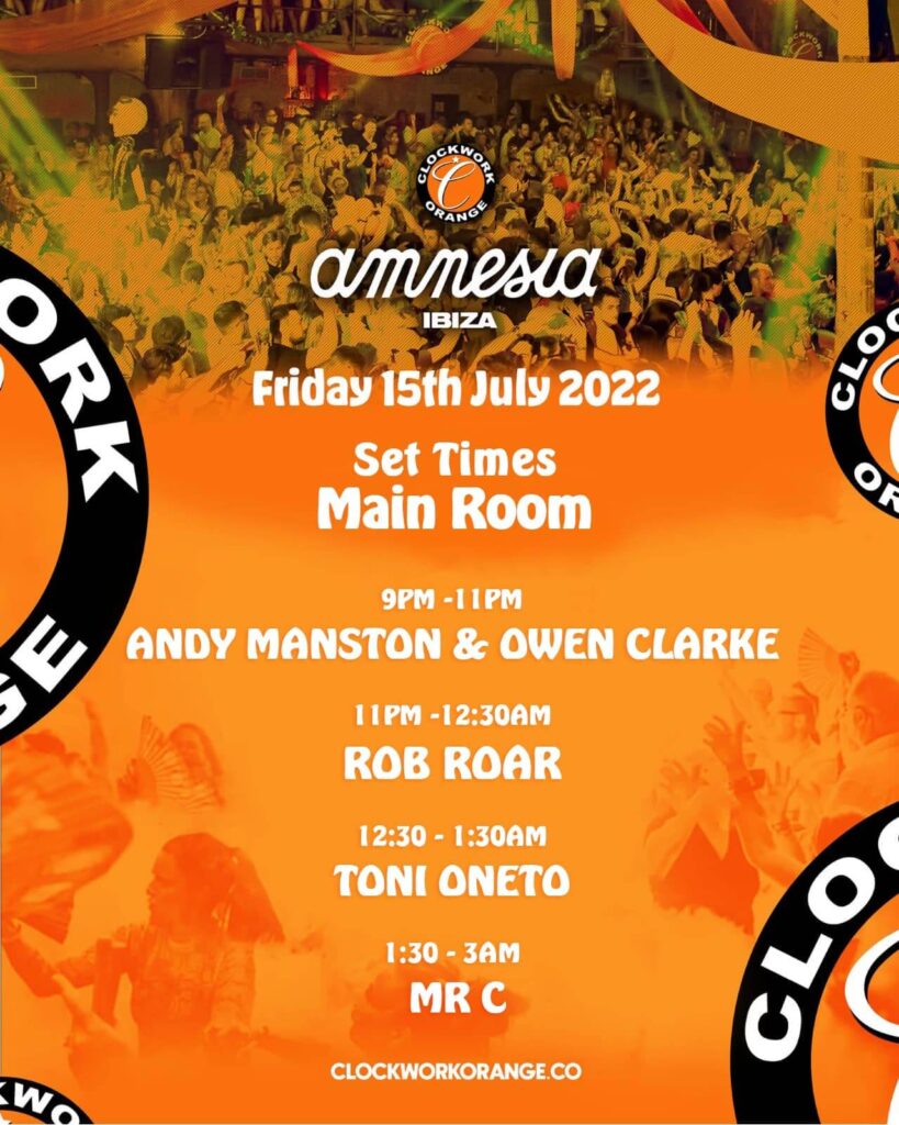 Clockwork Orange @ Amnesia Ibiza