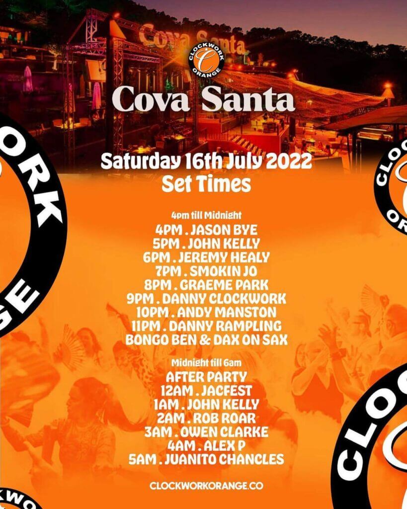 Clockwork Orange @ Cova Santa Ibiza
