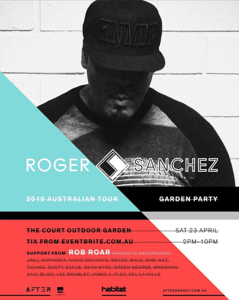 Roger Sanchez - Australian Tour
