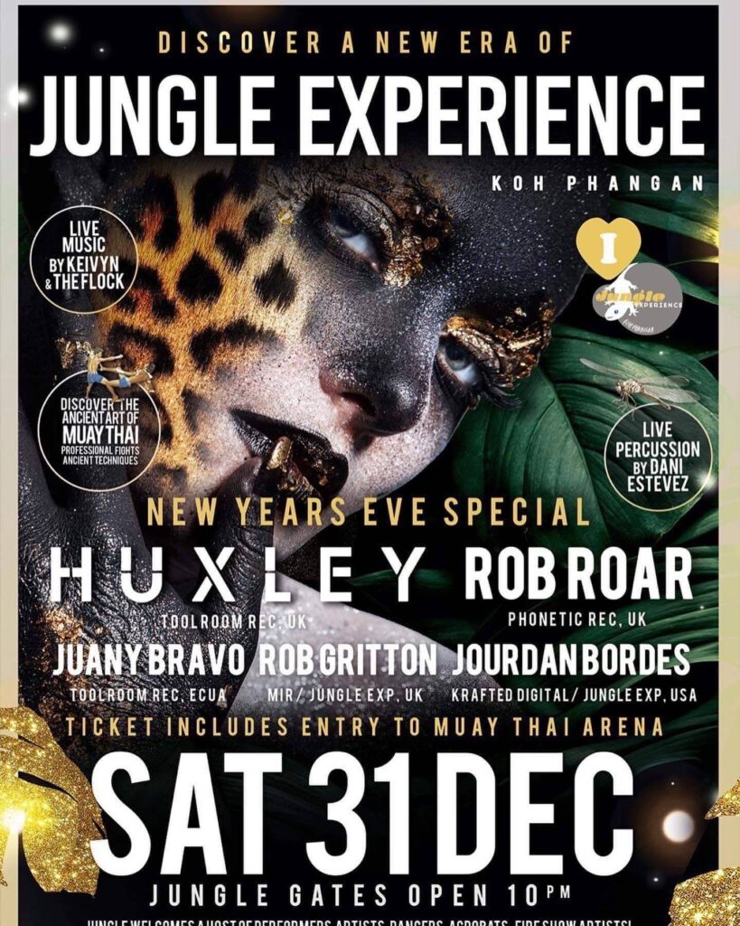 Rob Roar @ Jungle Experience NYE, Koh Phangan, Thailand