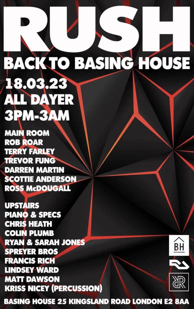 Rob Roar @ RUSH All dayer, Shoreditch, London