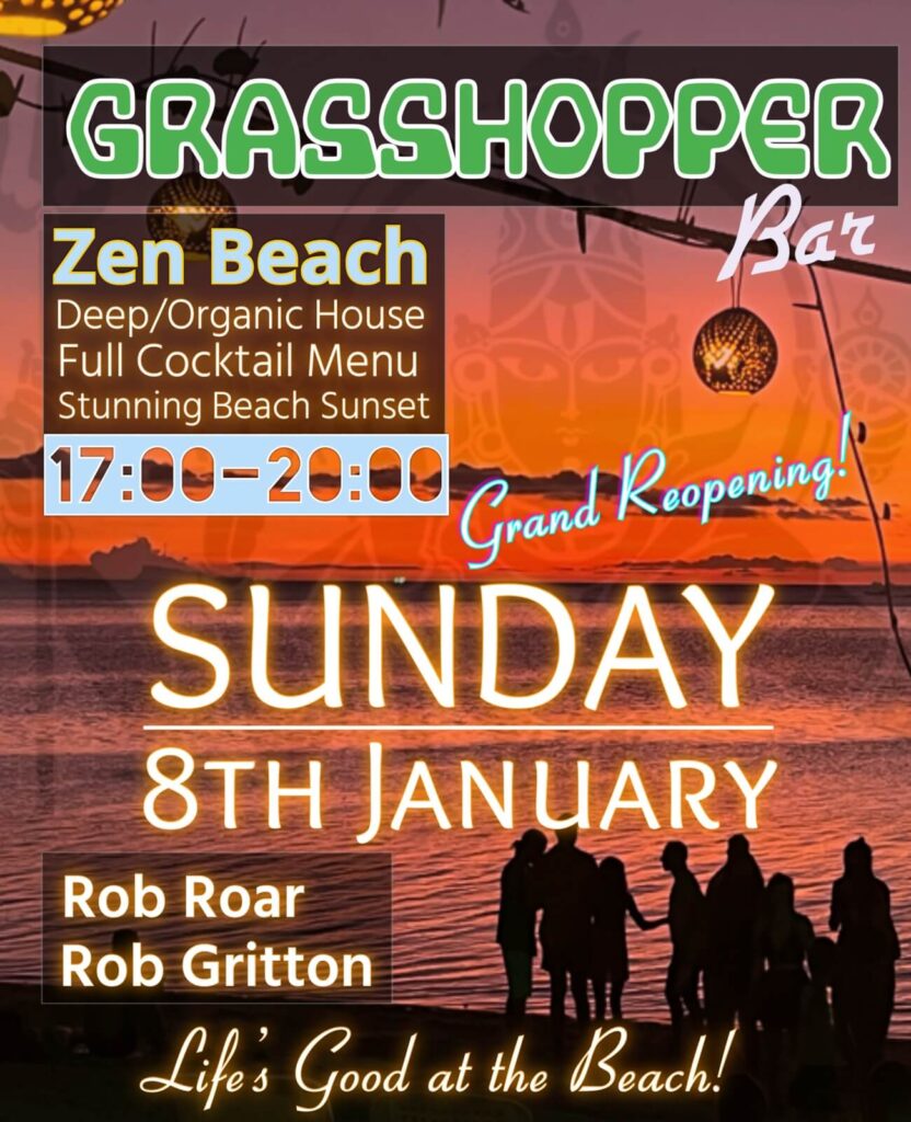 Grasshopper @ Zen Beach, Koh Phangan, Thailand