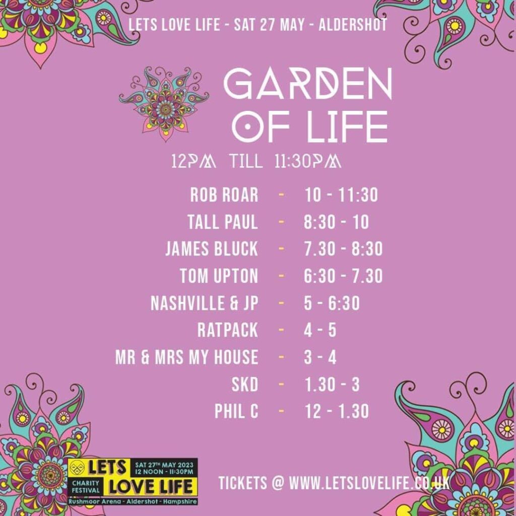 Rob Roar - Closing Lets Love Life Festival 2023