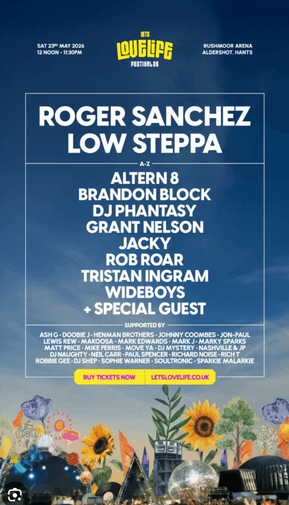 Rob Roar @ Lets Love Life Festival