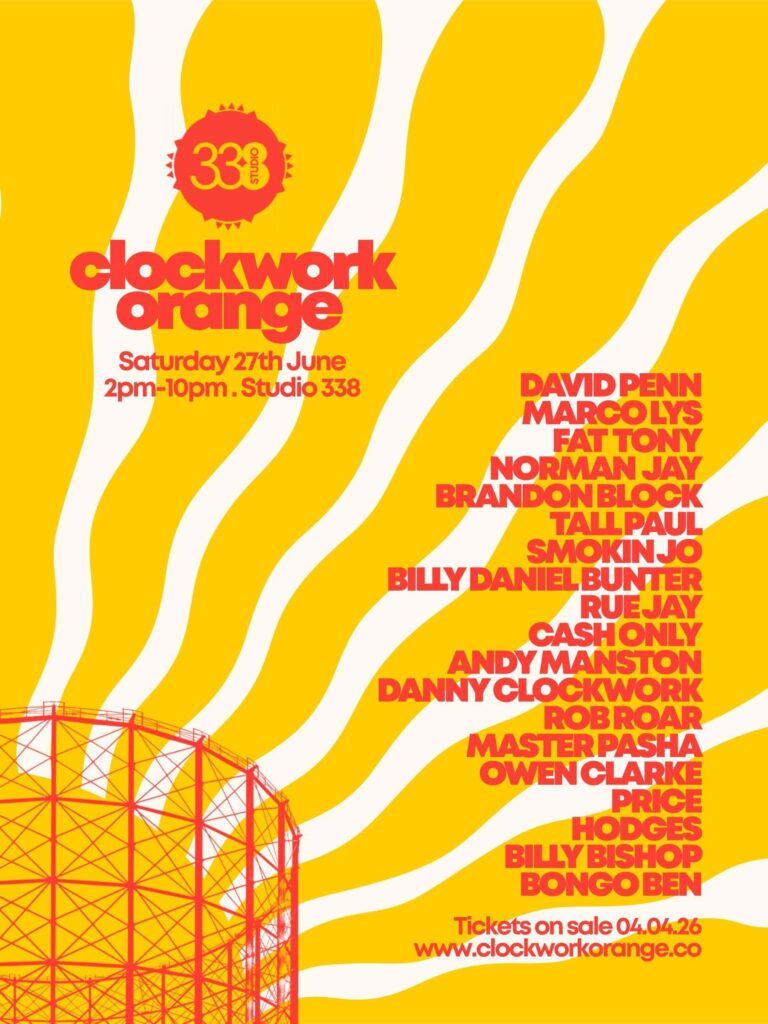 Rob Roar @ Clockwork - Studio 338 LDN